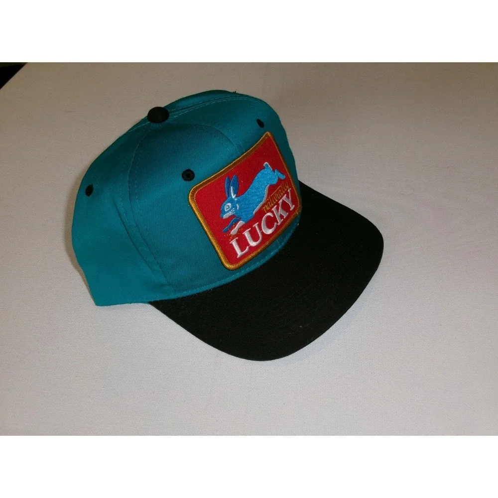 NATURALLY LUCKY BUNNY RABBITT 90S  SNAPBACK  HAT CAP VINTAGE M3